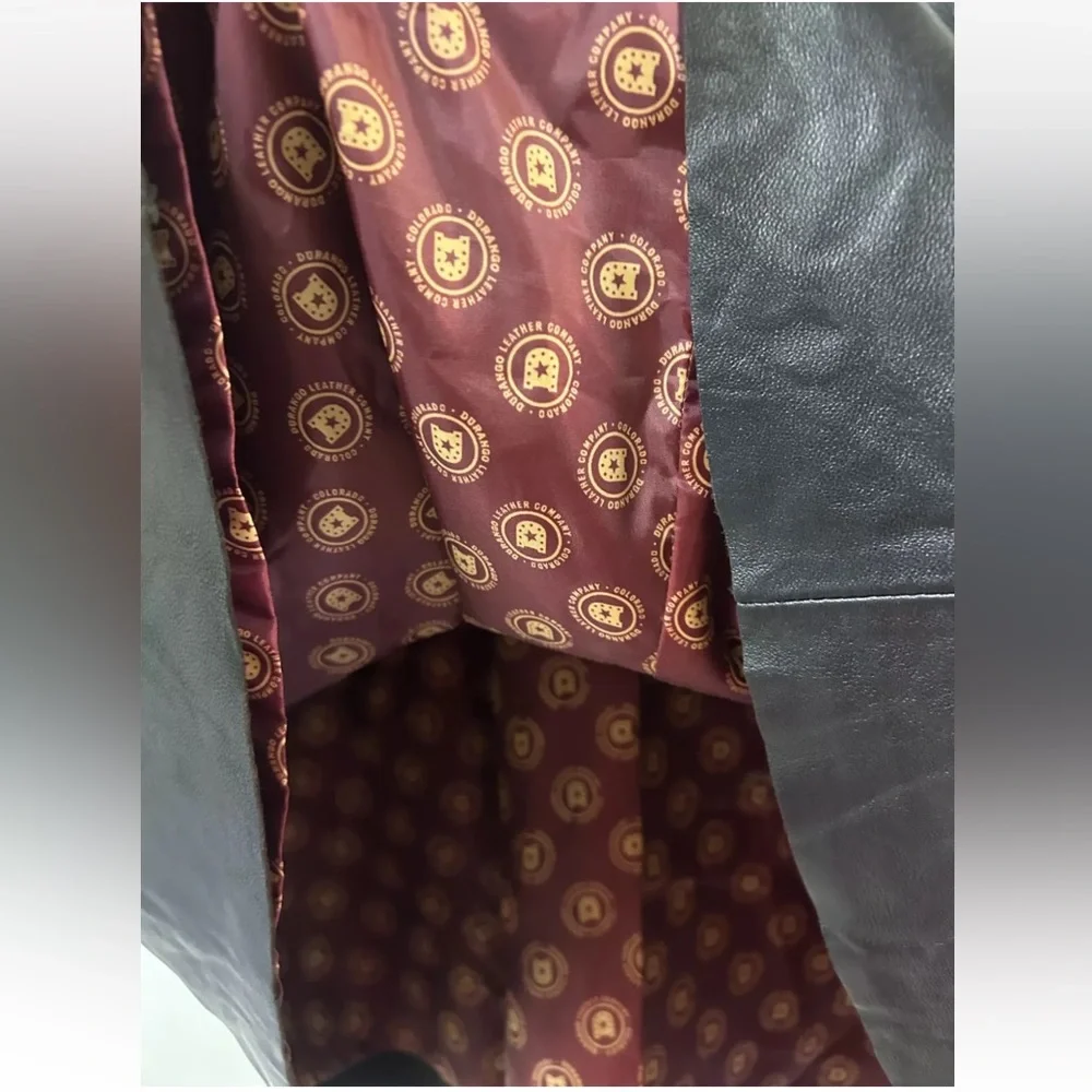 Durango Black Leather Tottie Skirt Lined Size XLarge Gothic Festival - Picture 5 of 5